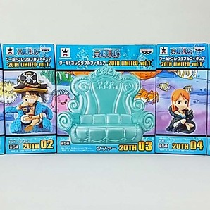 ワンピース ルフィ ロビン ナミ チョッパー ワールドコレクタブル 20TH LIMITED vol.1 全5種 未開封品の画像2