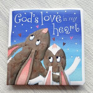 美品　God's Love in My Heart 英語絵本　洋書　ボードブック