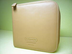 ★★ 未使用品です！！★★【 COACH コーチ！ 】レザー CD ケース 収納 コレクション ★★COACH！★★