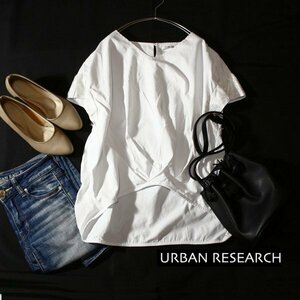 美品 Urban Research アーバンリサーチ 可愛いレース重ね コットン カットソー F 春 夏 24C04