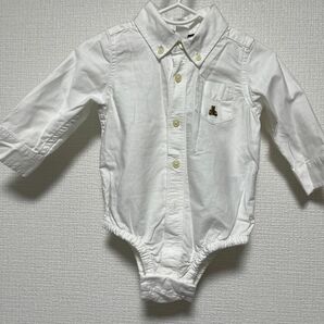 baby GAP 6-12month 白シャツロンパース