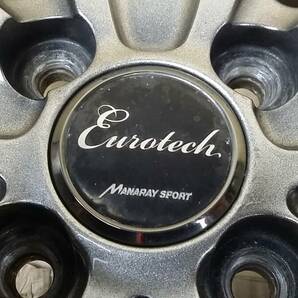 ☆MANARAY SPORT Eurotech 14×4.5J +45 100-4H 4本 ムーヴ タント ワゴンR アルト ラパン NBOX ミラ ek スペーシア ハスラー ウェイク等の画像10