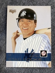 02UpperDeck#501 Hideki Matsui(松井秀喜）ルーキーカード