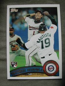 11Topps#501 Tsuyoshi Nishioka（西岡剛)ルーキーカード