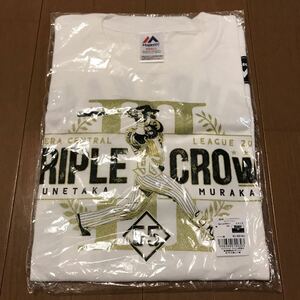 Tシャツ 村上宗隆 東京ヤクルトスワローズ 三冠王記念　カラー白 サイズS