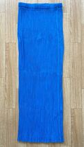 美品　ISSEY MIYAKE　イッセイミヤケ　PLEATS PLEASE　プリーツスカート　ロング丈　ブルー　レディース　Mサイズ相当　日本製　正規品_画像1