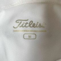 Titleist　タイトリスト　半袖　ゴルフシャツ　ポロシャツ　ホワイト　メンズ　Mサイズ　ポリエステル100%_画像5