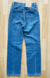 80s　USA製　アメリカ製　Levi's 26501-0119　リーバイス　ストレート　デニムパンツ　ジーパン　ボタンフライ　W29 L38　ユニセックス