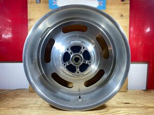 【rtp1023028】ハーレー純正.18×8.0J.2008-2010.V-Rod.VRSC.シルバーキャスト.リアホイールリム