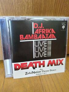 輸入盤CD DJ AFRIKA BAMBAATAA DEATH MIX アフリカ バンバータ africa bambaataa / COSMIC FORCE SOUL SONIC INSTRUMENTALオールドスクール