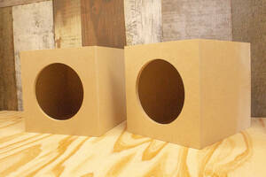 [5.5M1414basic] 5.5mm thickness MDF Cube form .. type enclosure assembly kit 