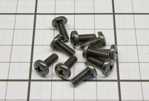 M4×10 screw ba India head black 10 piece insertion 