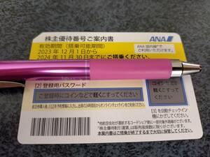 ANA株主優待券　11月30日まで　1枚　送料込み　全日空 