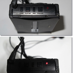 当時物 AIWA／アイワ【HS-PL35】ポータブルカセットプレーヤー 純正リモコン・外付けバッテリーケース・イヤフォン「AIWA SOUND GT」付きの画像8