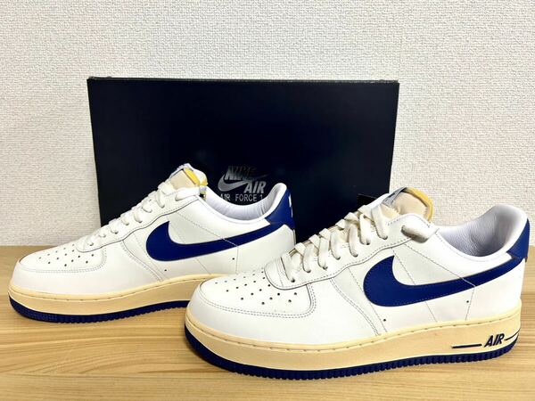 NIKE ナイキ エア フォース 1 '07 MENS28.5㎝（WMNS 29.0㎝） 新品 セイル/ペールバニラ/ゴールドスエード/ディープロイヤルブルー SNK1115