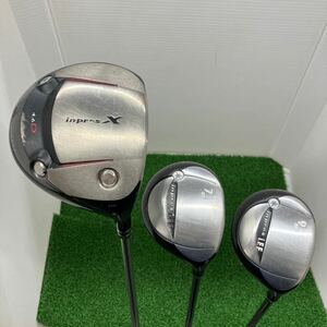 YAMAHA impress ドライバー10°・フェアウェイ 7W.9W 3本セット フレックスSR.R☆