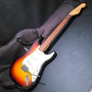 994 K.garage Fender Stratocaster ta Ipsa n Burst operation OK 21F soft case attaching neck . body dismantlement shipping 