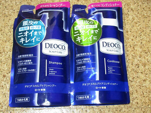 ロート製薬　DEOCO　デオコ　シャンプー　詰替285ml×1個　コンディショナー　詰替285ml×1個