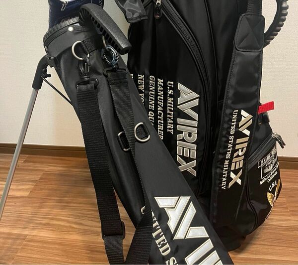 【写真追加】アヴィレックス ゴルフ AVIREX GOLFスタンドクラブケース付きスタンドキャディバッグ