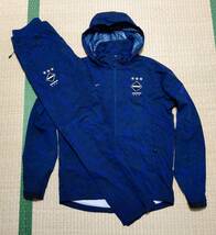 【上下セット】FCRB NIKE STORM-FIT RAIN JACKET & RAIN PANT 紺 FC REAL BRISTOL F.C.R. ナイキ_画像1