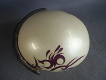 【ジャンク品】 TNK bj-6dxl ヘルメット ジェットヘルメット シールド オートバイ 54-56cm レディース_画像5