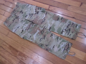 26-J ミリタリー サバゲー コンバット 米軍放出品 迷彩服 作業服 防虫素材 US ARMY マルチカム カーゴパンツ パンツ ズボン M-R W約94㎝