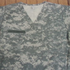 I-22 ミリタリー サバゲー 米軍放出品 AIR FORCE 迷彩服 作業服 半袖 シャツ カモフラ タクティカル コンバット Mサイズ 送料198円の画像2