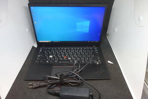 （292）ジャンク　Lenovo ThinkPad X1 Carbon 20KG-S5PC00 Core i5 8350U 1.70GHz/8GB/256GB 14.0インチ ソフト400本バンドル