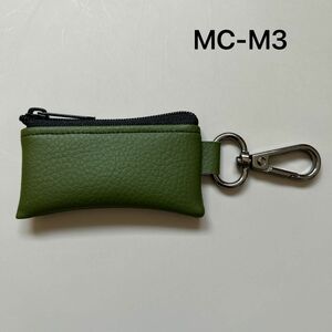 MC-M3.ハンドメイド　ミニコインケース　レザー　小銭入れ　薬入れ　小物入れ