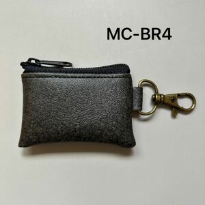 MC-BR4.ハンドメイド　ミニコインケース　レザー　小銭入れ　薬入れ　小物入れ