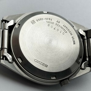 紳士用 セイコー 自動巻き腕時計 カーキ文字盤 純正ブレス 外装洗浄 メンテナンス済の画像6
