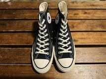 コンバース chuck Taylor チャックテイラー ct70 オールスター CONVERSE 三ツ星 ハイカット HI ALLSTAR ブラック 25.5_画像1