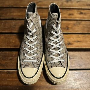 コンバース chuck Taylor チャックテイラー ct70 オールスター CONVERSE 三ツ星 ハイカット HI ALLSTAR パイソン 蛇 柄 24.5の画像1