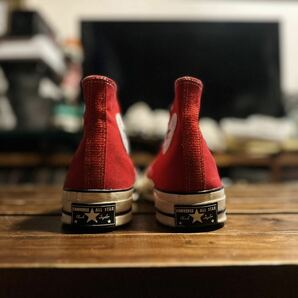 コンバース chuck Taylor チャックテイラー ct70 オールスター CONVERSE 三ツ星 ハイカット HI ALLSTAR レッド 26.5の画像4