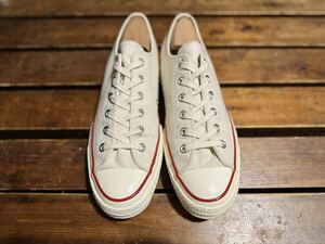 コンバース chuck Taylor チャックテイラー ct70 オールスター CONVERSE 三ツ星 OX ローカット LOW 生成　ベージュ　26.5