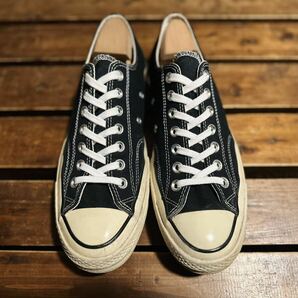 コンバース chuck Taylor チャックテイラー ct70 オールスター CONVERSE 三ツ星 OX ローカット LOW ブラック 27.0 27 270の画像1