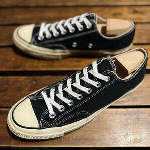 コンバース chuck Taylor チャックテイラー ct70 オールスター CONVERSE 三ツ星 OX ローカット LOW ブラック 27.0 27 270の画像2