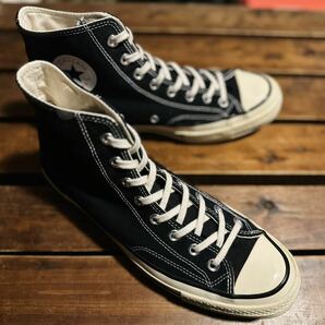 コンバース chuck Taylor チャックテイラー ct70 オールスター CONVERSE 三ツ星 ハイカット HI ALLSTAR ブラック 27.0 27 旧パッチ の画像3