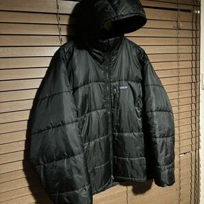 パタゴニア ダスパーカ patagonia ダウンセーター ダウン ダスパーカー フーディブラック M ブラック 2002 F02の画像1