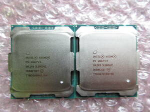 【2個セット】Intel / インテル / Xeon E5-2667v4 3.20GHz / SR2P5 / BIOS認識 / No.SA03