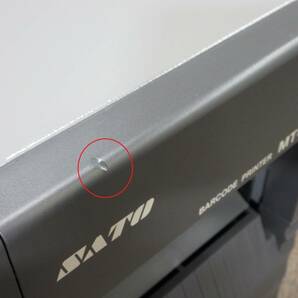 SATO / 4インチバーコードラベルプリンタ / スキャントロニクス MT400e / LAN / 印字確認済み / No.T847の画像4