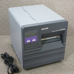 SATO / 4インチバーコードラベルプリンタ / スキャントロニクス MT400e / LAN / 印字確認済み / No.T847の画像1