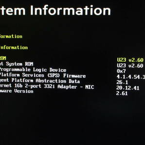 【※HDD無し】HP ProLiant ML30 Gen9 / Xeon E3-1220v6 3.0GHz / 8GB / DVDマルチ / No.T706の画像9