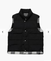 新品 N.HOOLYWOOD×WOOLRICH REVERSIBLE VEST エヌハリウッド ウールリッチ リバーシブルベスト サイズ38［2232-VE70-015peg］定価93,500円_画像1