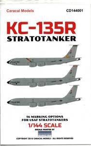 1/144Caracal Models カラカルモデルスデカール　CD144001 : KC-135R Stratotanker