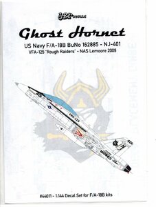 1/144　JBｒデカール　JBr Decals　44011　Ghost Hornet