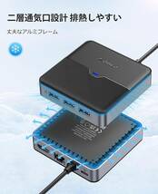 OY60 ORICO USB C ハブ 6-in-1 USB Type C 4K対応 HDMI出力ポート USBタイプC 100WPD充電ポート 3*USB3.0 Aポート LAN ギガビット_画像3