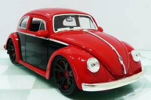 開封品■JADA TOYS 1/24 1959 VW BEETLE RED■フォルクスワーゲン ビートル 