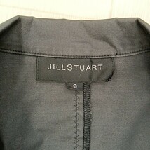 K ×【商品ランク:B】ジルスチュアート JILLSTUART コットン 長袖 ボタン ジャケット sizeS レディース アウター 婦人服 グレー系_画像5