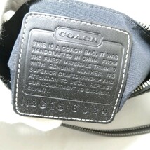 I $【商品ランク:B】 コーチ COACH シグネチャー 総柄 一部レザー ハンドバッグ 手提げ トート 婦人鞄 ブラック 黒系 使いやすさ◎_画像8